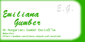 emiliana gumber business card